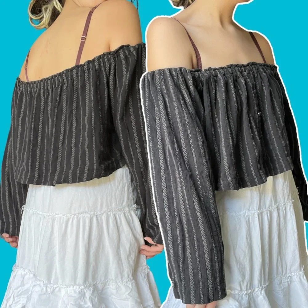 PINSTRIPE TOP - Picture 2 of 2